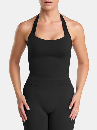 SoftShape Halter Top with Built in Bra