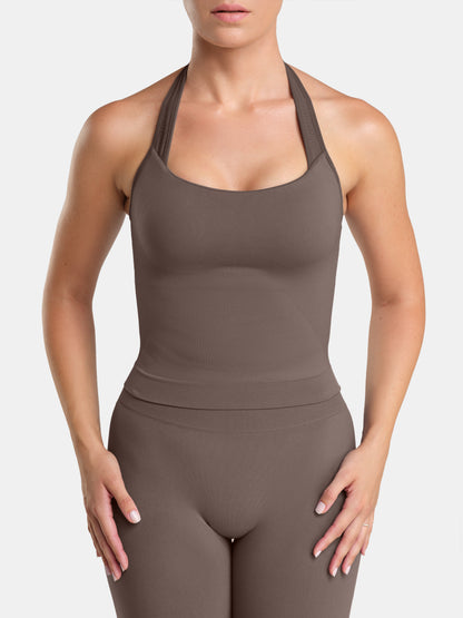 SoftShape Halter Top with Built in Bra